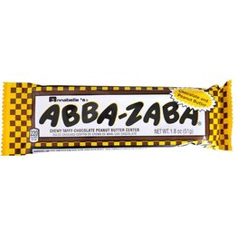 Abba-Zaba Abba-Zaba Chewy Taffy - Peanut Butter Center, 1.8 oz, 24 ct