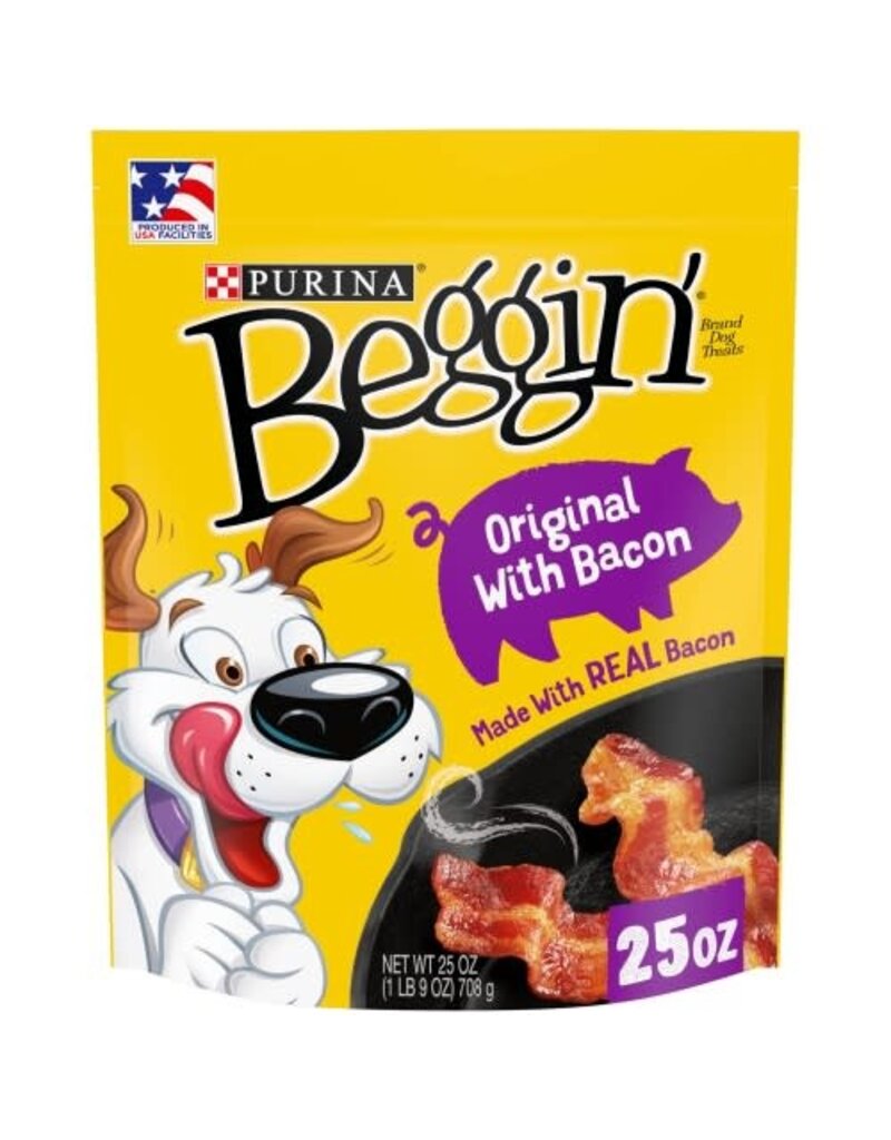 Beggin Beggin Bacon Dog Treats, 25 oz, 4 ct