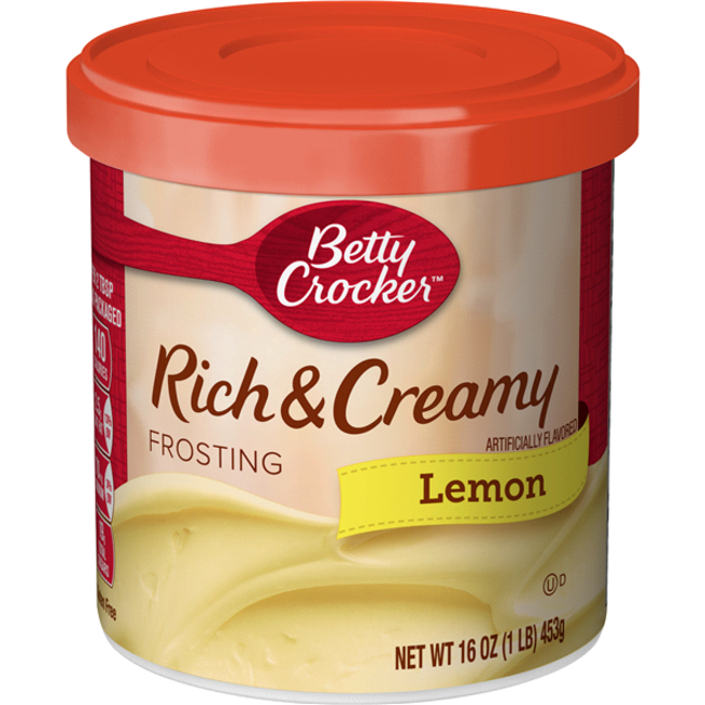 Betty Crocker Frosting Lemon Rich & Creamy, 16 oz