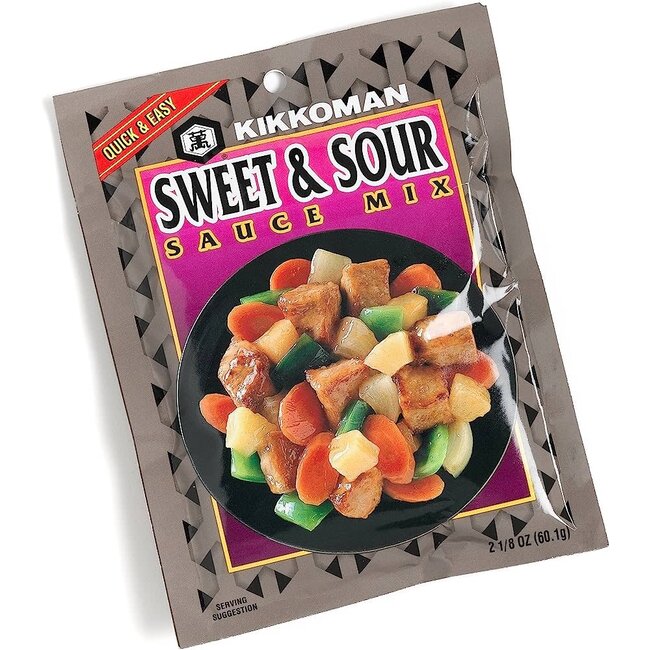 Kikkoman Sweet Sour Sauce Mix, 2.12 oz, 12 ct