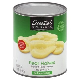 Essential Everyday Essential Everyday Pear Halves Heavy Syrup, 29 oz