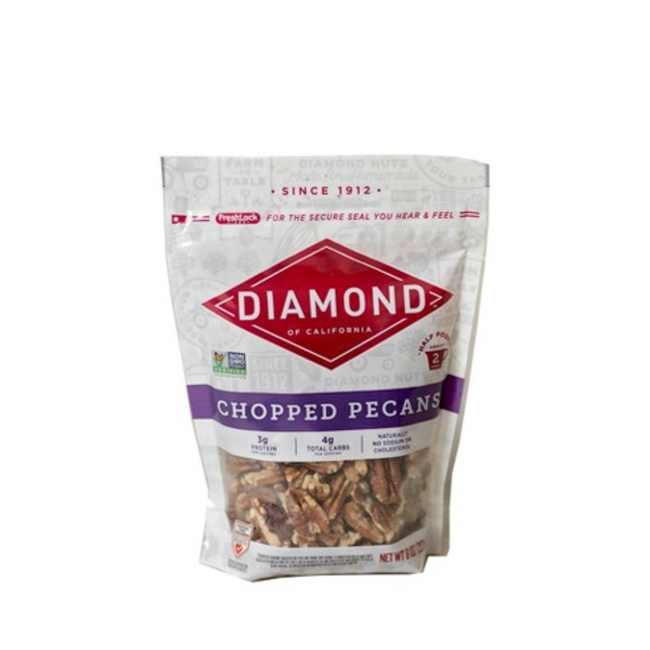 Diamond Chopped Pecans, 8 oz