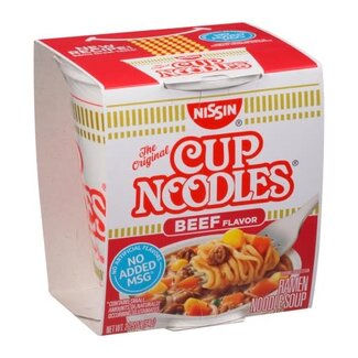 Nissin Nissin The Original Cup Noodles Beef, 2.5 oz, 24 ct