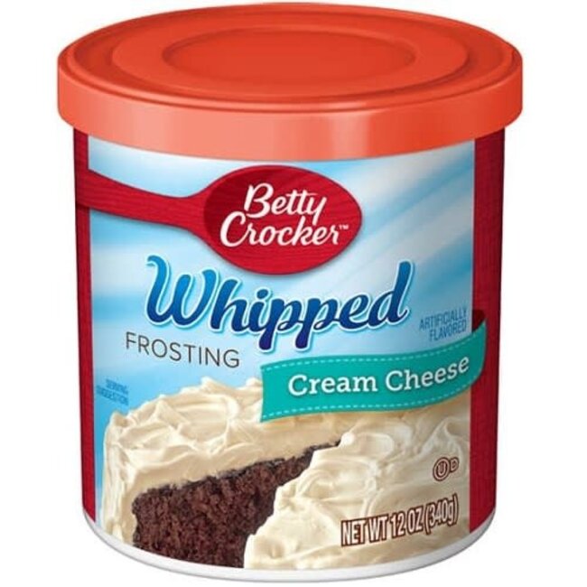 Betty Crocker Frosting Whipped Cream Cheese, 12 oz