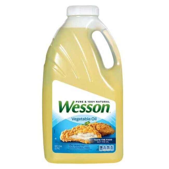 Wesson Vegetable Oil, 128 oz