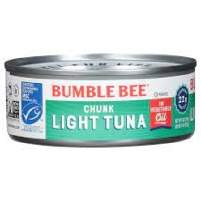 Bumble Bee Chunk Lite Tuna in Vegetable Oil, 5 oz, 48 ct