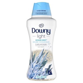 Downy Downy Light Ocean Mist In-Wash Scent Booster, 26.5 oz, 4 ct