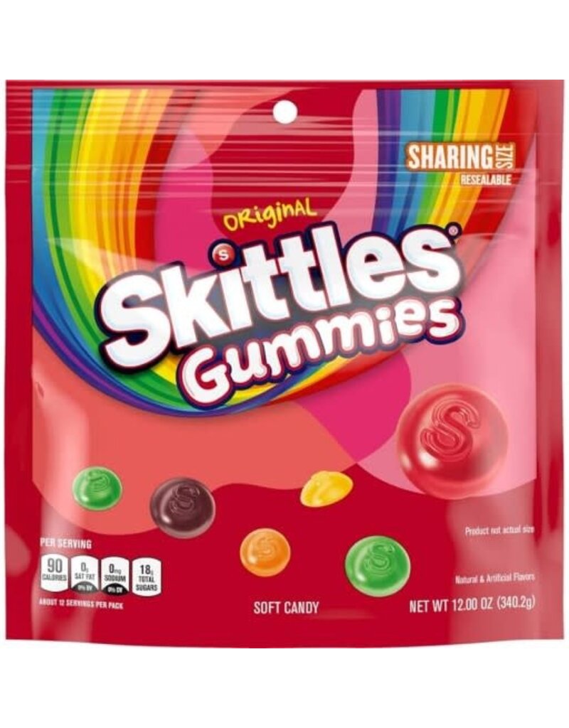 Skittles Skittles Gummies Original Flavor, 12 oz, 8 ct