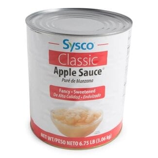 Sysco Classic Sysco Applesauce Fancy, #10, 6 ct