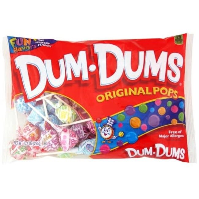 Dum Dums Suckers Original Bag, 10.4 oz, 24 ct