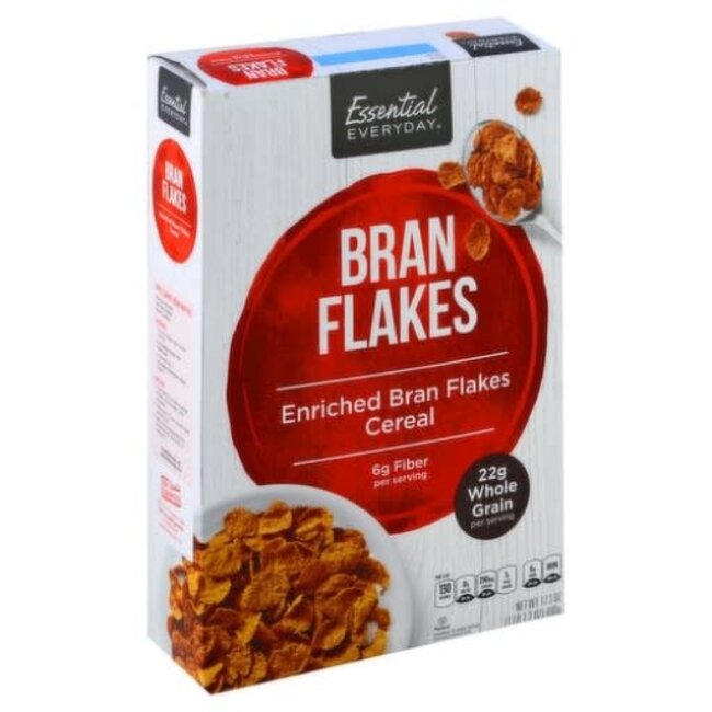 Essential Everyday Bran Flakes, 17.3 oz, 14 ct