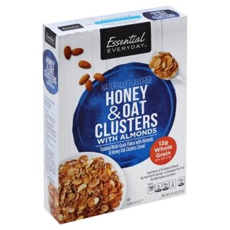 Essential Everyday Essential Everyday Honey Oat N Flakes Cereal, 14.5 oz, 12 ct