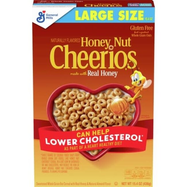 General Mills Cheerios Honey Nut, 15.4 oz