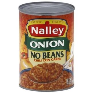 Nalley Nalley Chili With Beans Onion, 14 oz, 24 ct