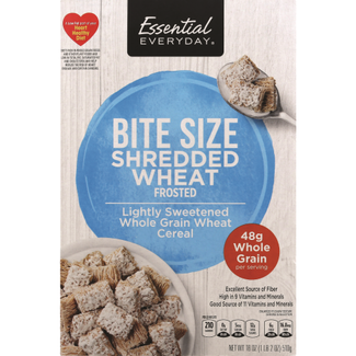 Essential Everyday EED Bite Size Frosted Shredded Wheat, 18 oz