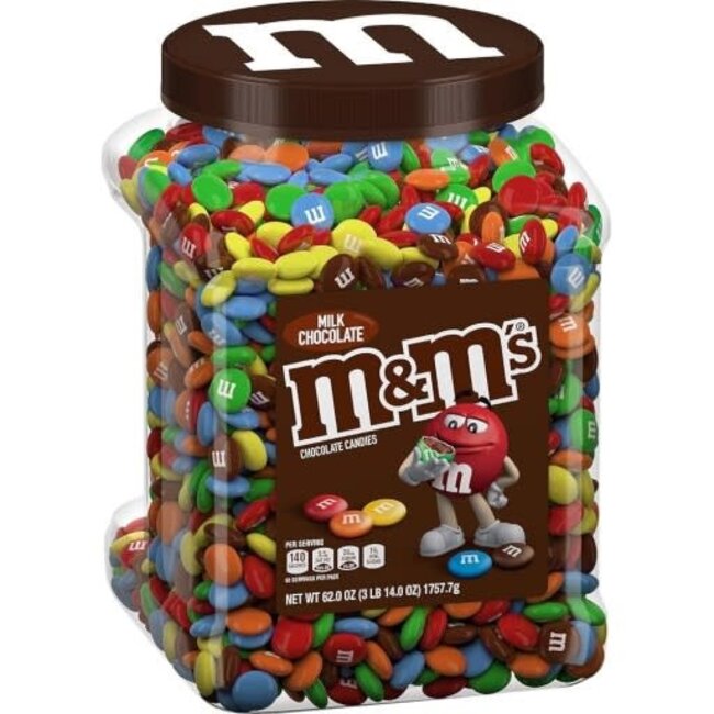 M&M'S Milk Chocolate Candy, 62 oz