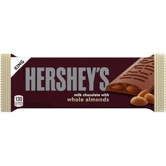Hershey's Hershey's Milk Chocolate with Whole Almonds King Size, 2.6 oz, 18 ct