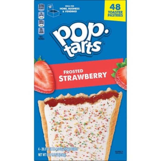 Kellogg’s Pop-Tarts Frosted Strawberry, 48 ct