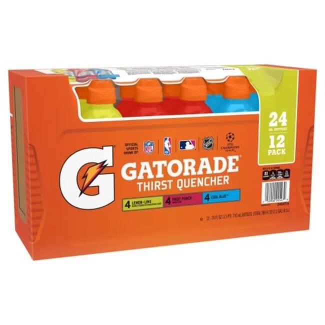 Gatorade Thirst Quencher Variety Pack, 24 oz, 12 ct