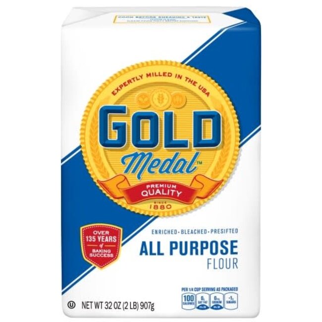 Gold Medal Flour All Purpose, 2 lb, 18 ct