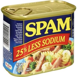 Spam Spam Luncheon Meat 25% Less Sodium, 12 oz