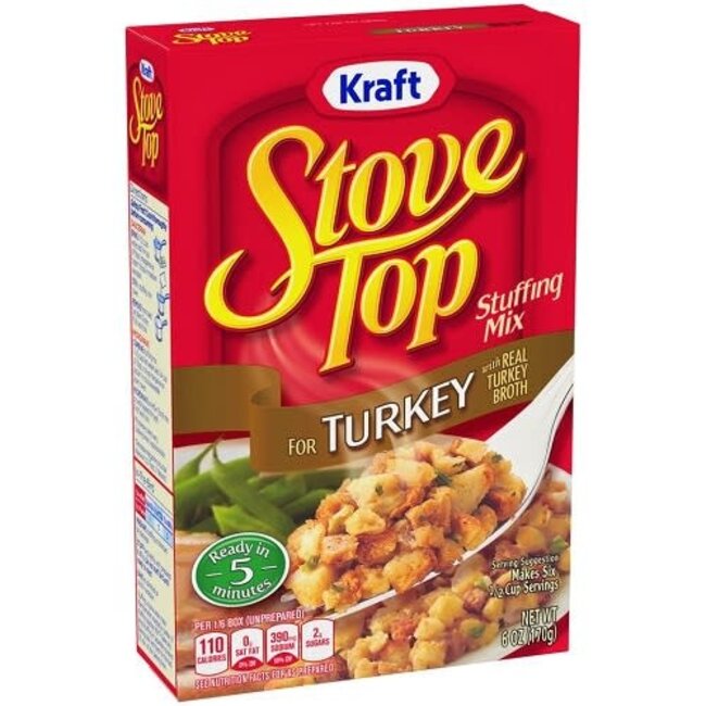 Stove Top Turkey Stuffing, 6 oz, 6 ct