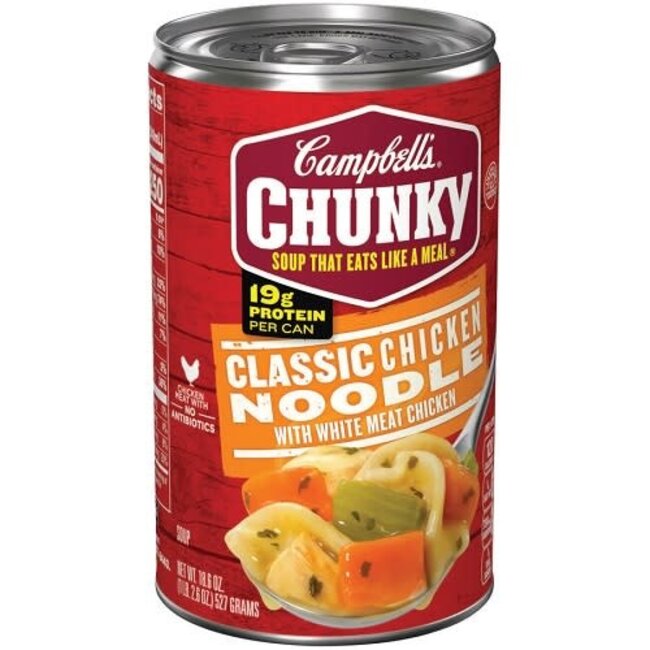 Campbell's Soup Chunky Chicken Noodle, 18.6 oz