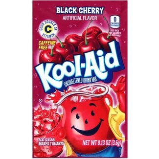 Kool-Aid Kool-Aid Black Cherry (Makes 2 Quarts), 0.13 oz, 48 ct