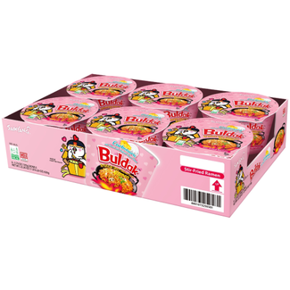 Samyang Samyang Buldak Stir-Fried Ramen Carbonara Spicy Chicken, 3.7 oz, 6 ct