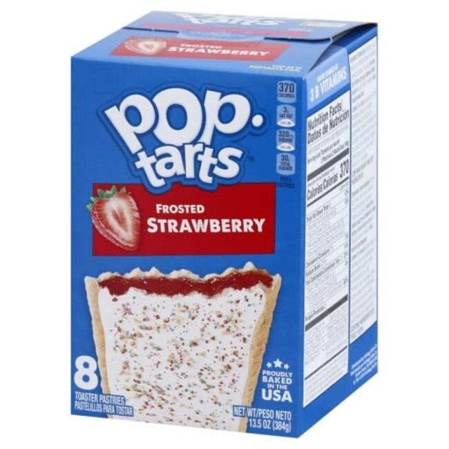 Kellogg's Pop Tarts Frosted Strawberry, 1.7 oz, 8 ct