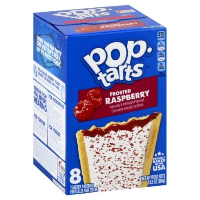 Kellogg's Pop Tarts Frosted Raspberry, 1.7 oz, 8 ct
