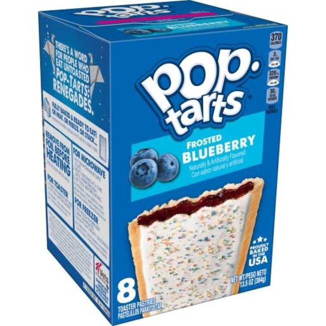 Kellogg's Pop Tarts Frosted Blueberry, 13.5 oz, 4 ct
