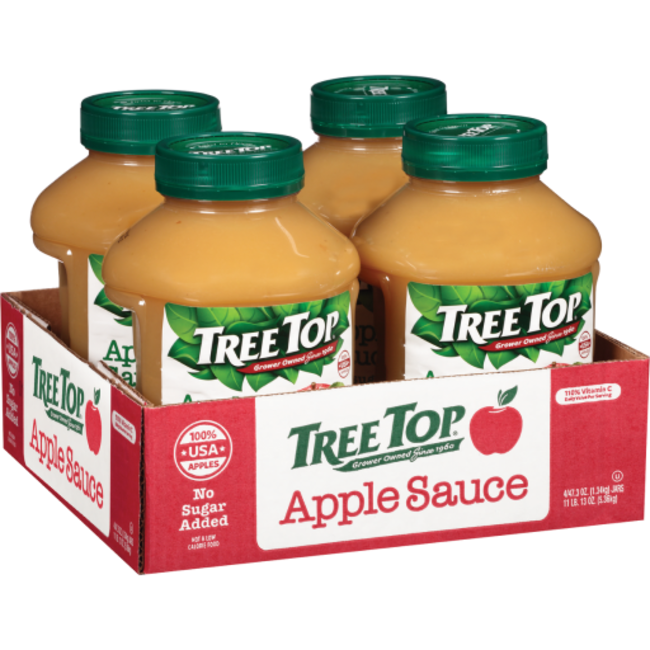 Tree Top Apple Sauce, 47.3 oz, 4 ct