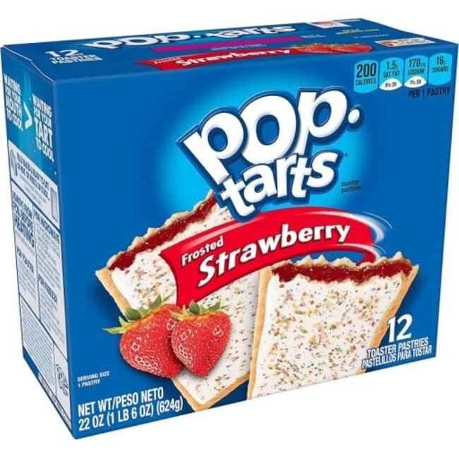 Kellogg’s Pop-Tarts Frosted Strawberry, 12 ct