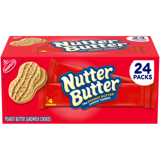 Nutter Butter Nutter Butter Cookies, 1.9 oz, 24 ct