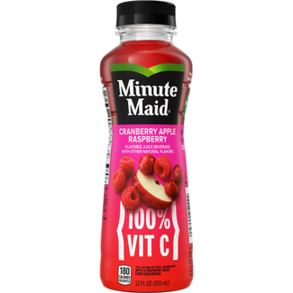 Minute Maid Minute Maid Cranberry Apple Raspberry Fruit Juice Bottle, 12 oz, 24 ct