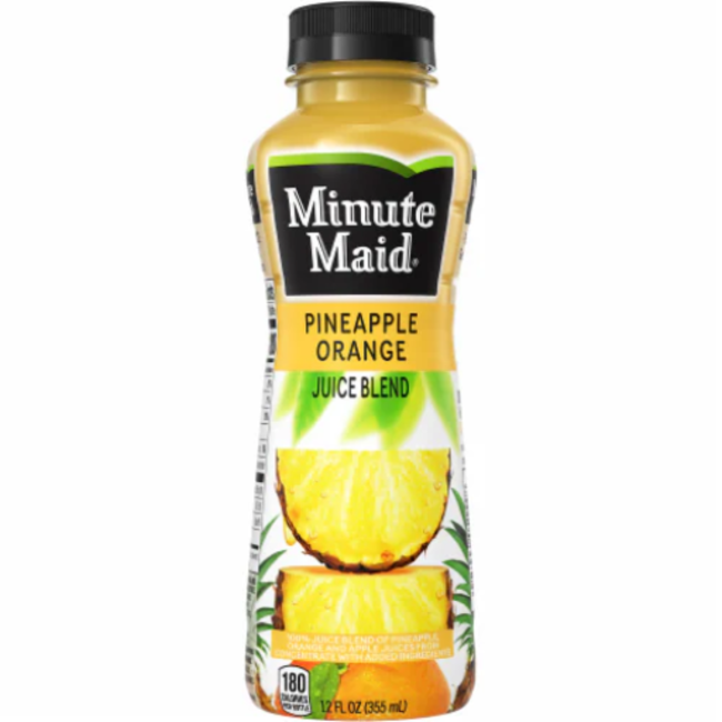 Minute Maid Orange Pineapple Juice, 12 oz, 24 ct