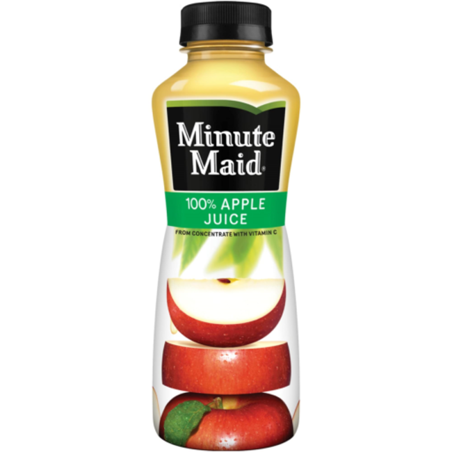 Minute Maid Apple 100% Juice, 12 oz, 24  ct