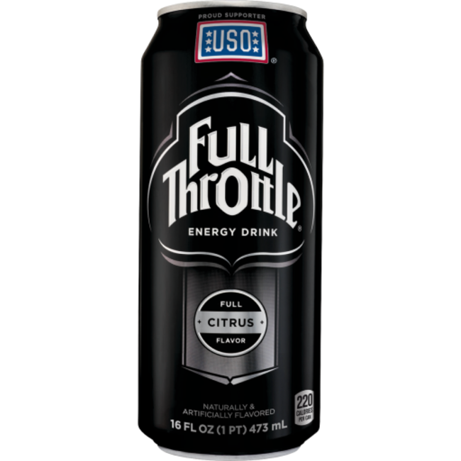 Full Throttle Energy Drink Citrus, 16 oz, 24 ct