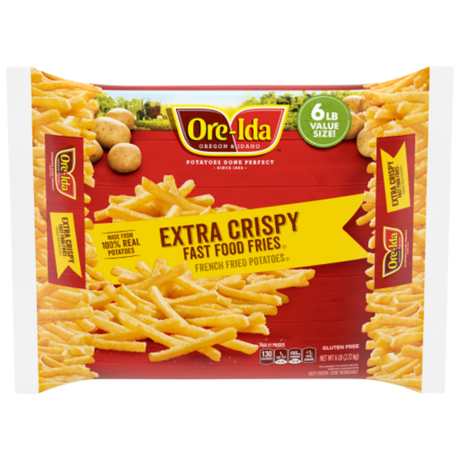 Ore-Ida Fast Food French Fries Extra Crispy, 6 lb