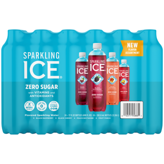 Sparkling Ice Original Blue Variety Pack, 17 oz , 24 ct