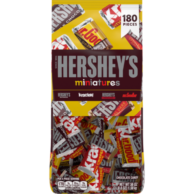 Hershey's Miniatures Variety Pack, 180 ct