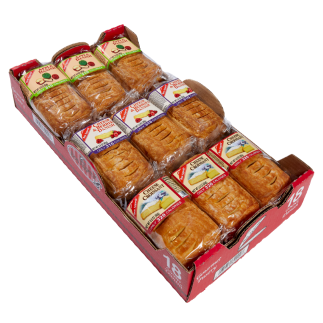 Bon Appetit Gourmet Danish Variety Pack, 3 oz, 18 ct