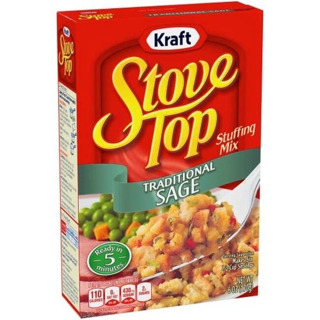 Stove Top Traditional Sage Stuffing, 6 oz