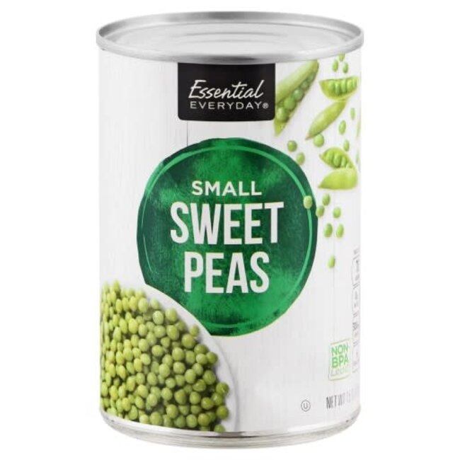 EED Small Sweet Peas, 15 oz, 24 ct