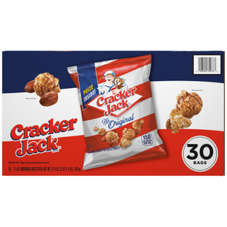 Cracker Jack Cracker Jack Original Caramel Coated Popcorn and Peanuts, 1.25 oz, 30 ct