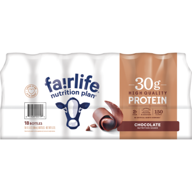 Fairlife Protein Shake Chocolate, 11.5 oz, 18 ct