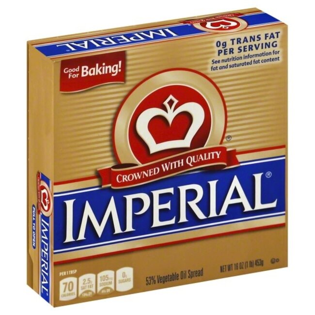 Imperial Vegetable Oil Spread Quarters, 16 oz, 24 ct