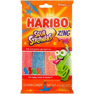 Haribo Haribo Zing Sour Streamers, 4.5 oz, 12 ct