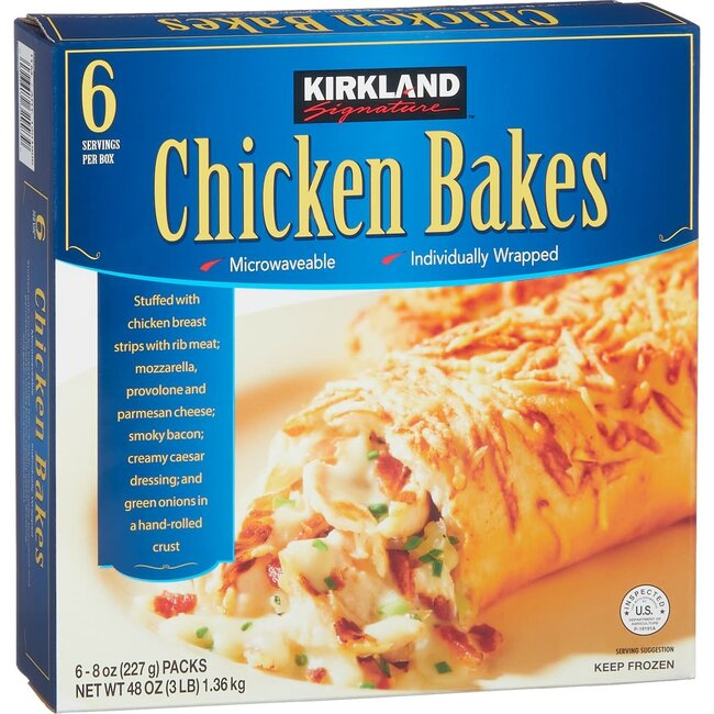 Kirkland Signature Chicken Bakes, 8 oz , 6 ct